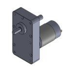 "A" style permanent magnet gear motor