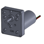 "CM-A" style gearbox with brushless DC motor