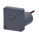 "H" style gear box with brushless DC gearmotor