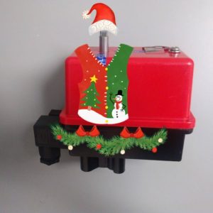 A festive Christmas gearmotor.
