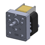 CMA style AC-powered unidirectional gear motor